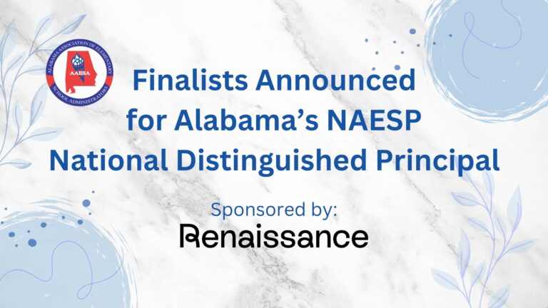 Three Alabama Principals Named Finalists for Alabama’s NAESP National Distinguished Principal